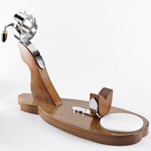Supreme Hardwood Ham Holder with Swivel Grip