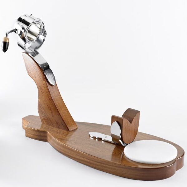 Supreme Hardwood Ham Holder with Swivel Grip
